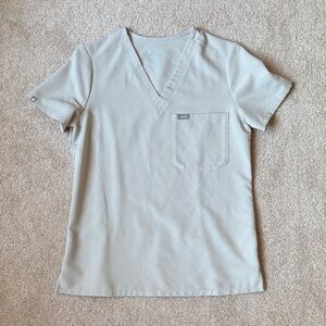 Figs - Women’s Bone Catarina One-Pocket XS Scrub Top